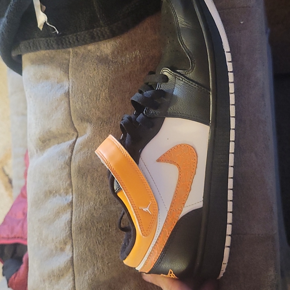 Black And Orange Jordan's Gem